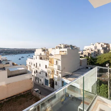 Designer 1br Studio With Comfy Sofa And Views By 360 Estates * St. Paul's Bay